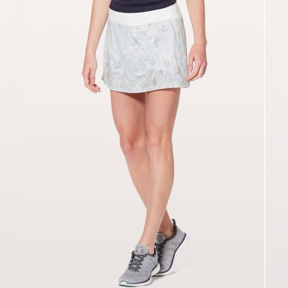 lululemon athletica Dresses & Skirts - Lululemon Pace Rival Skirt (Tall)
Jasmine White Multi / White